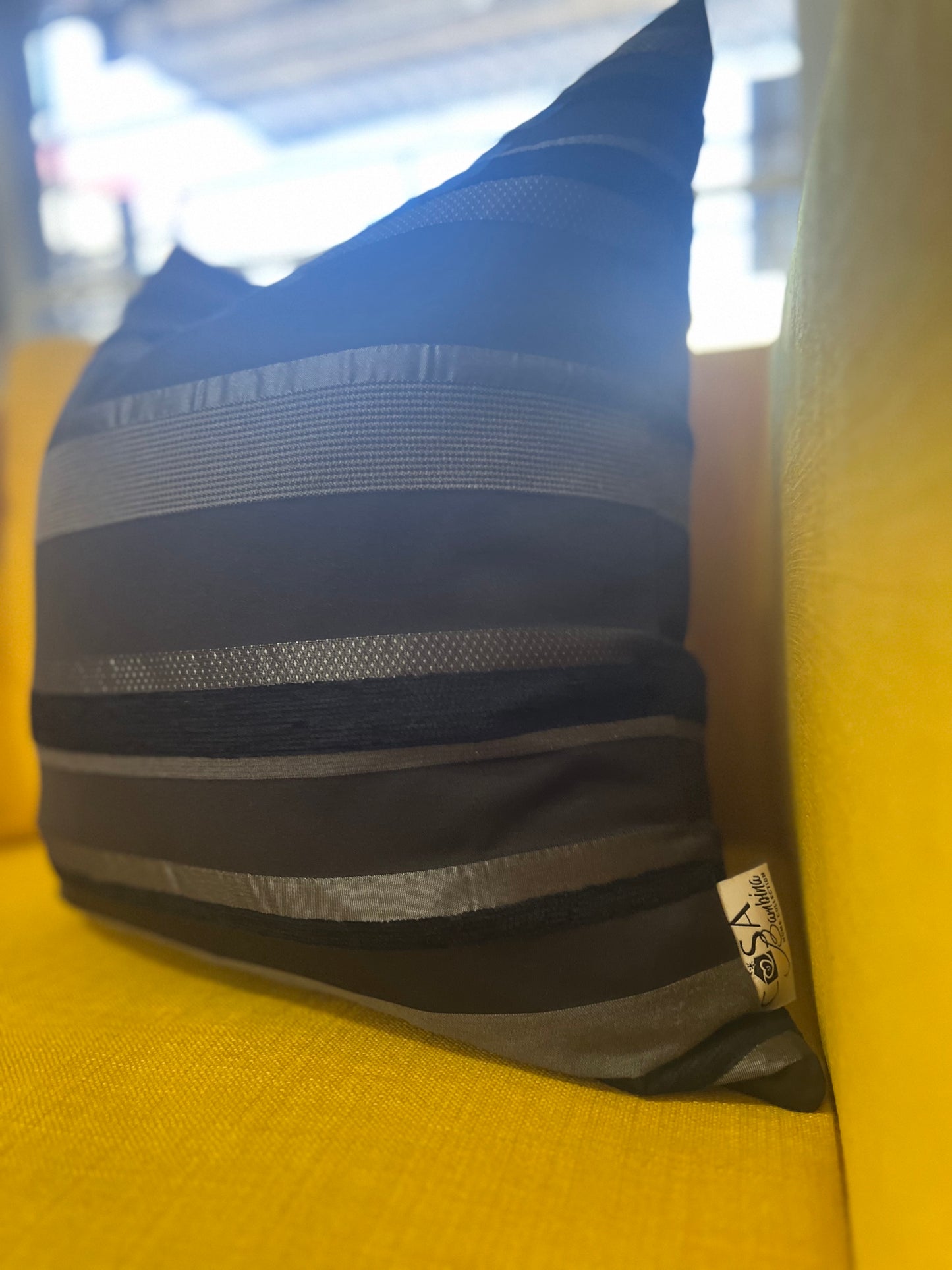 Black Stripes Pillow Cover 18’’x18’’
