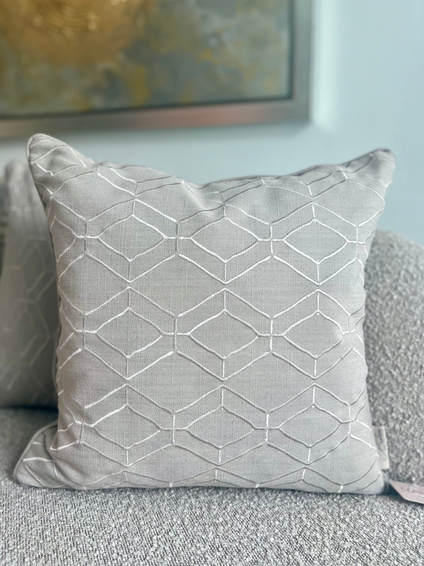Diamond Drift Pillow Cover