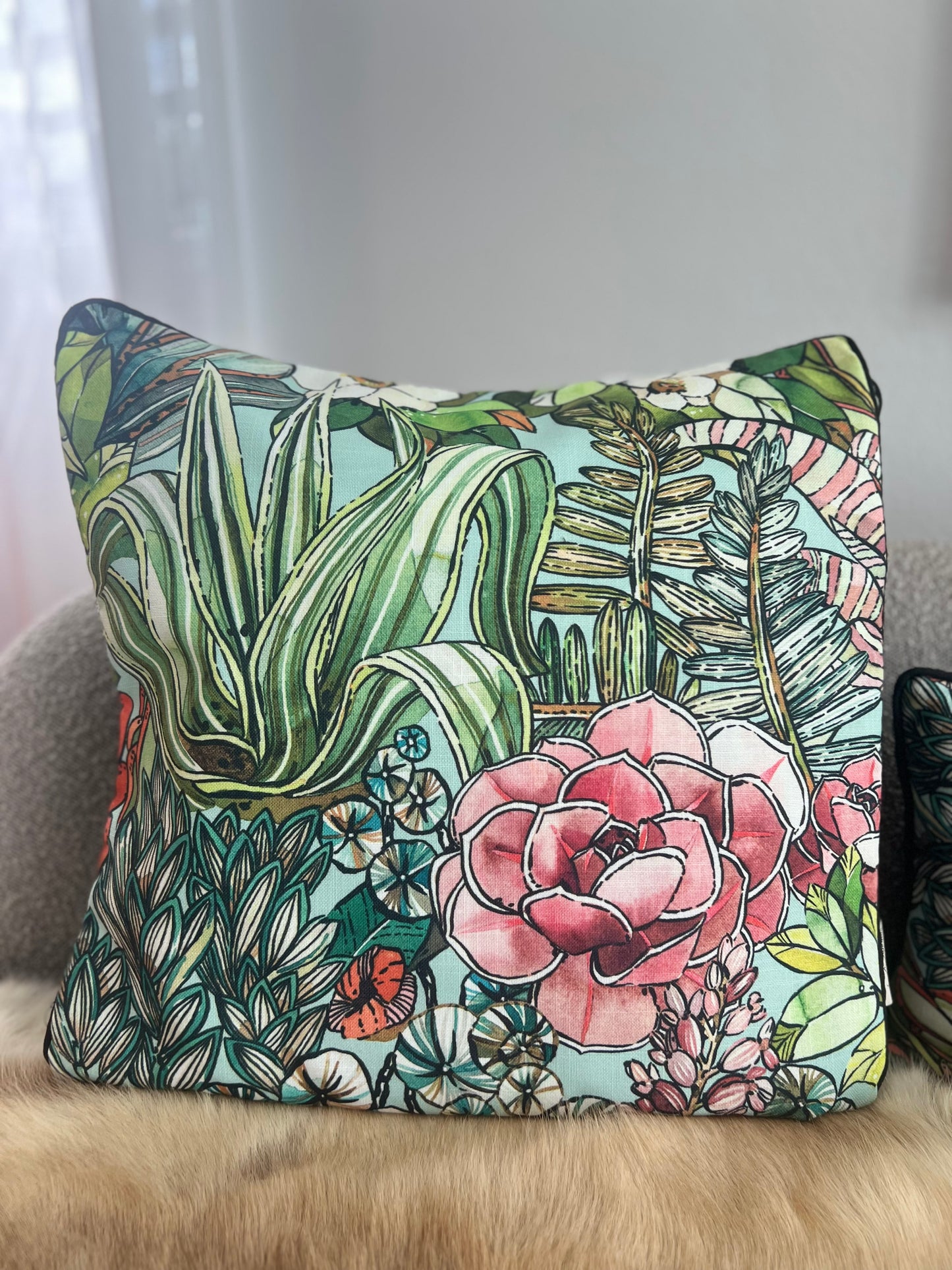 Fantasy Garden Pillow Cover - Designer Collection