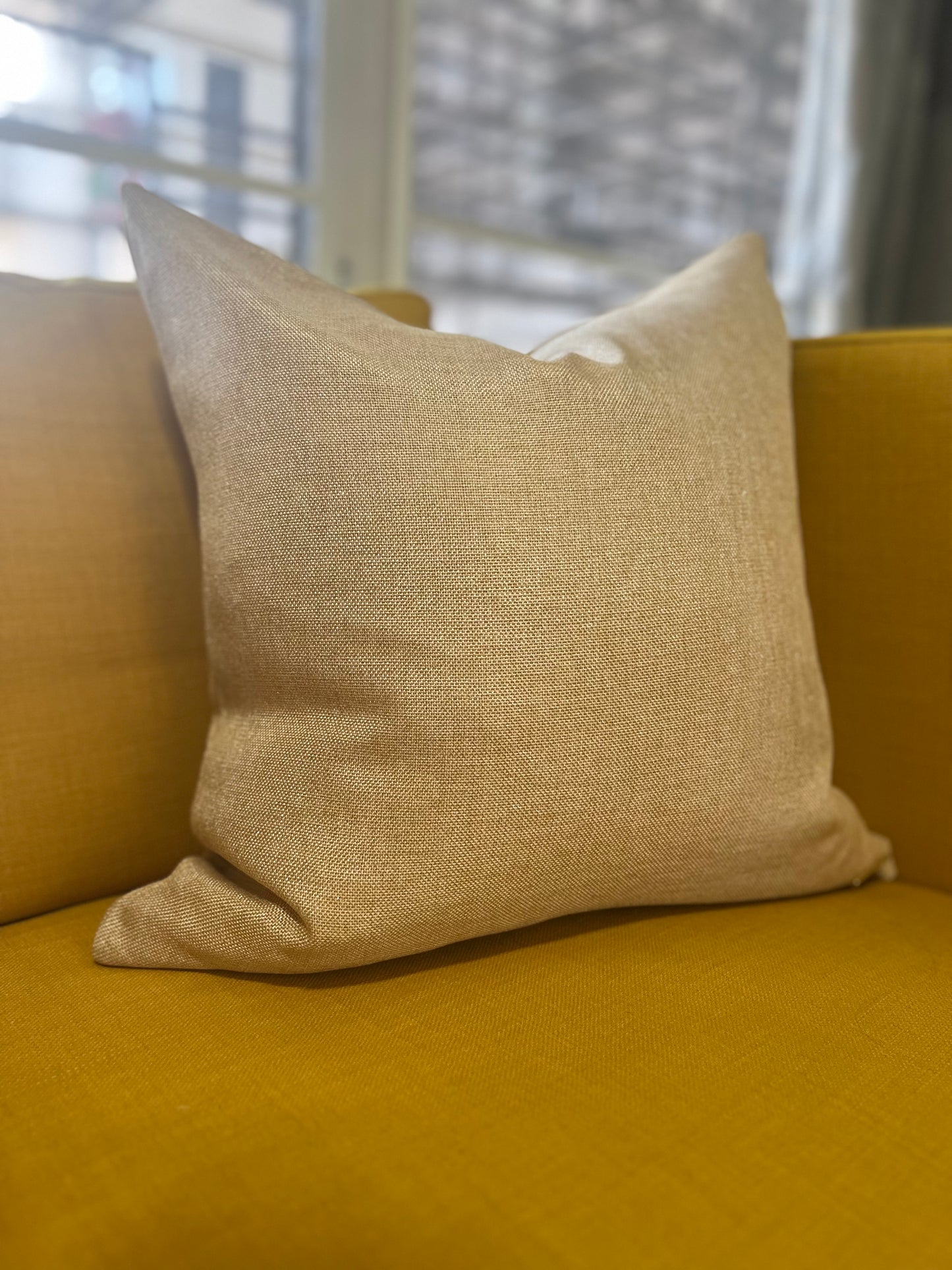 Golden Glitz Pillow Cover 18’’x18’’