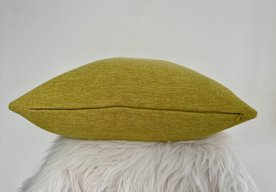 Mustard Green Pillow Cover 18"x18"