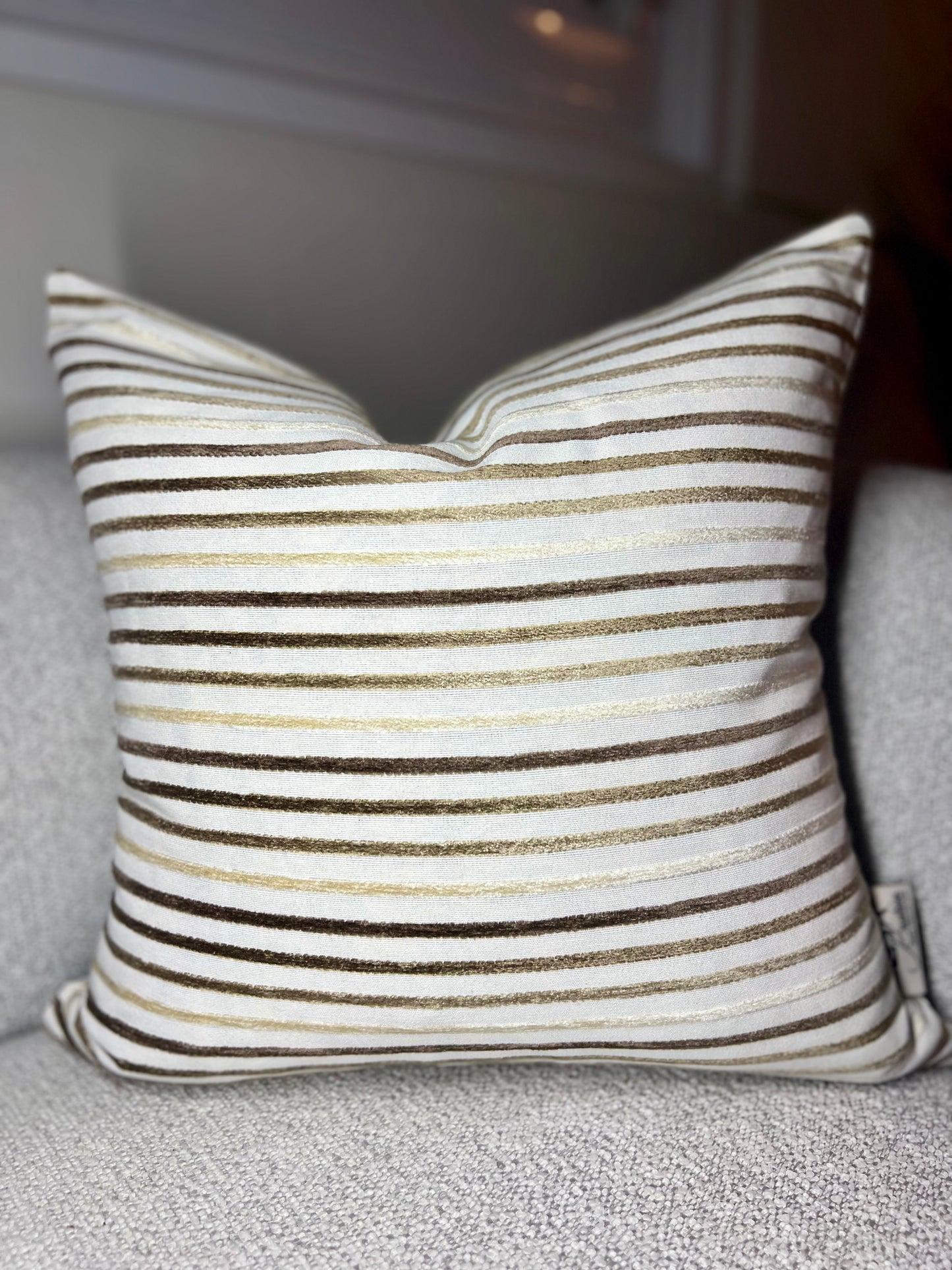 Soft Stripes Pillow Cover