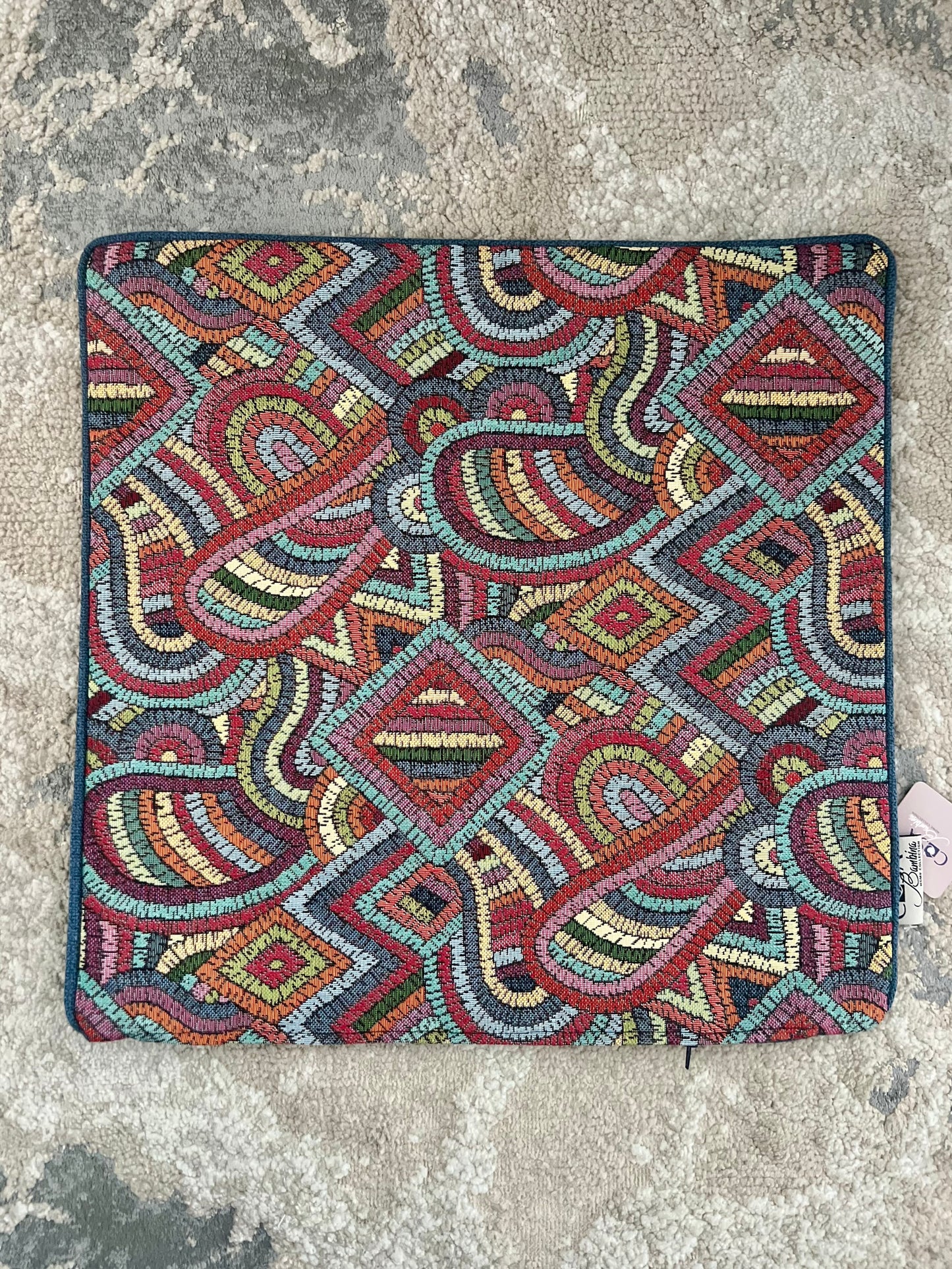 Paisley Mosaic Pillow Cover