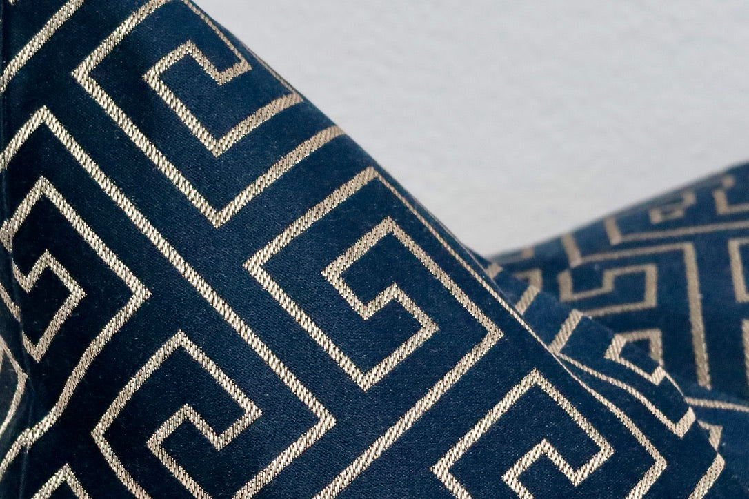 Geometric Navy Blue Pillowcase