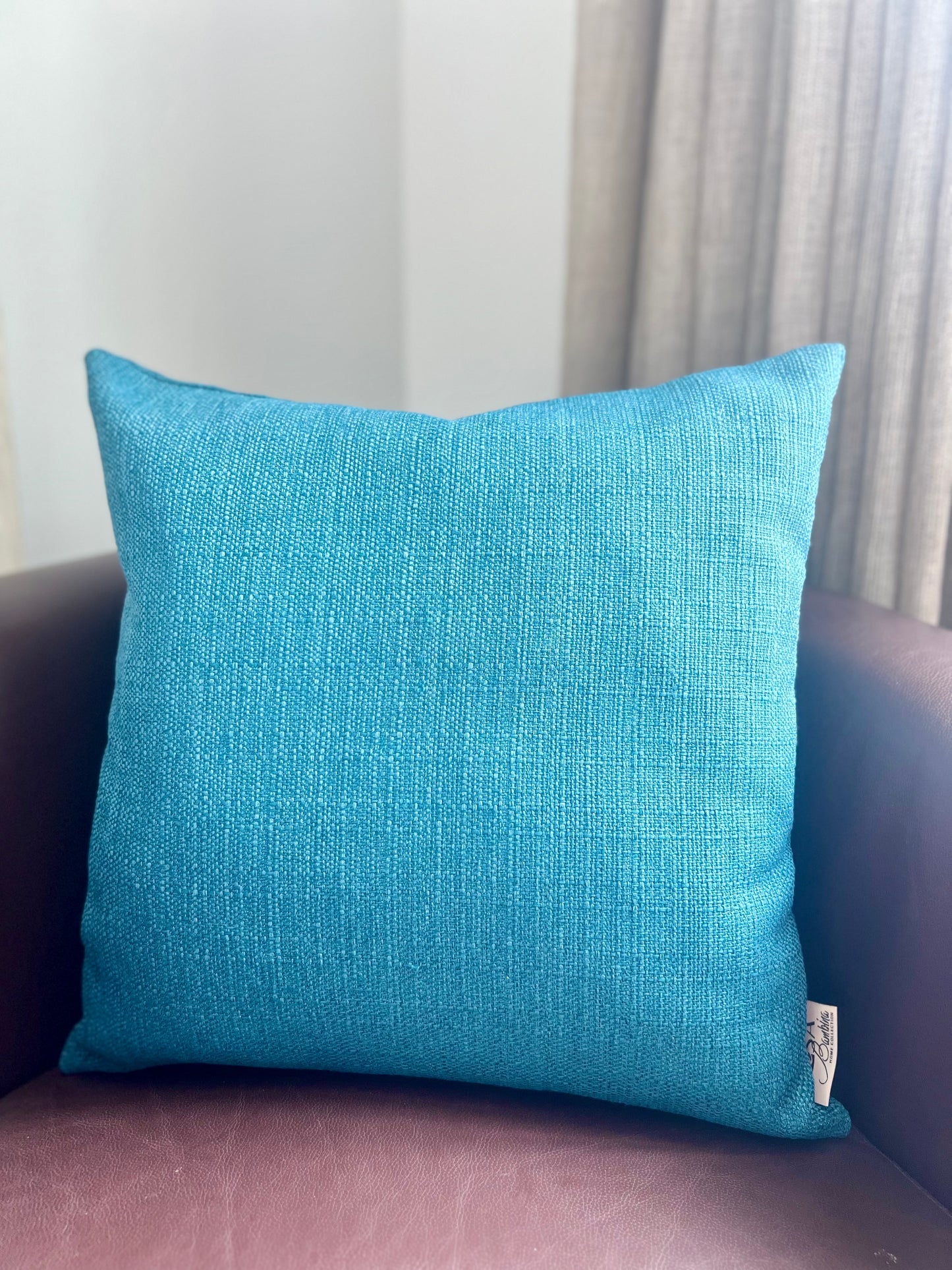 Aqua Pillow Cover