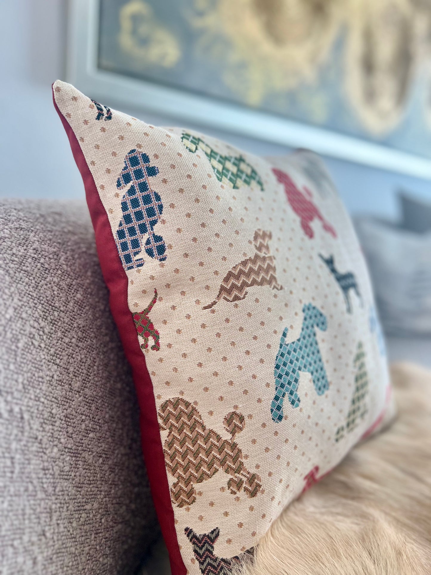 Doggie Lover Pillow Cover 18’’x18’’
