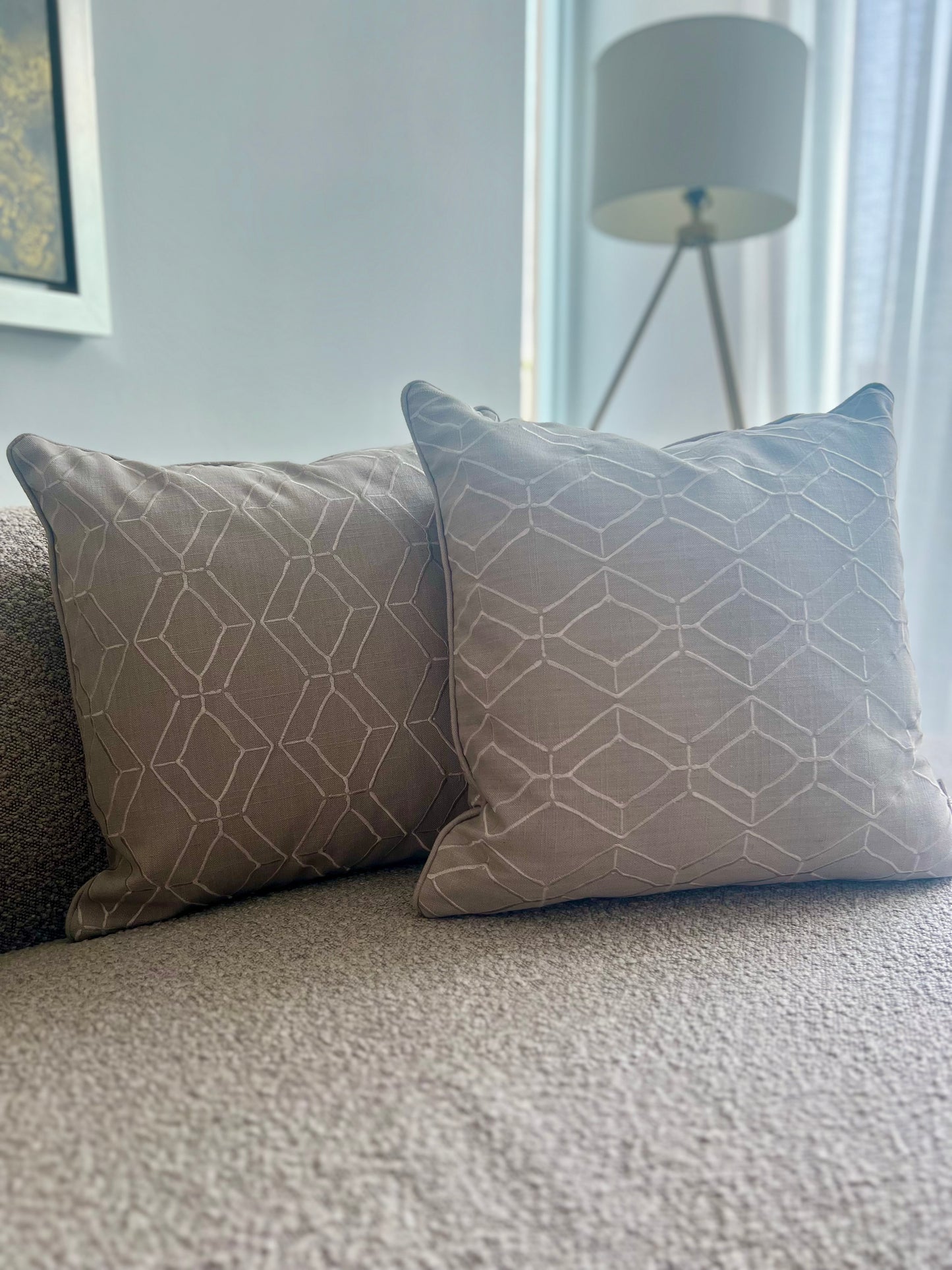 Diamond Drift Pillow Cover