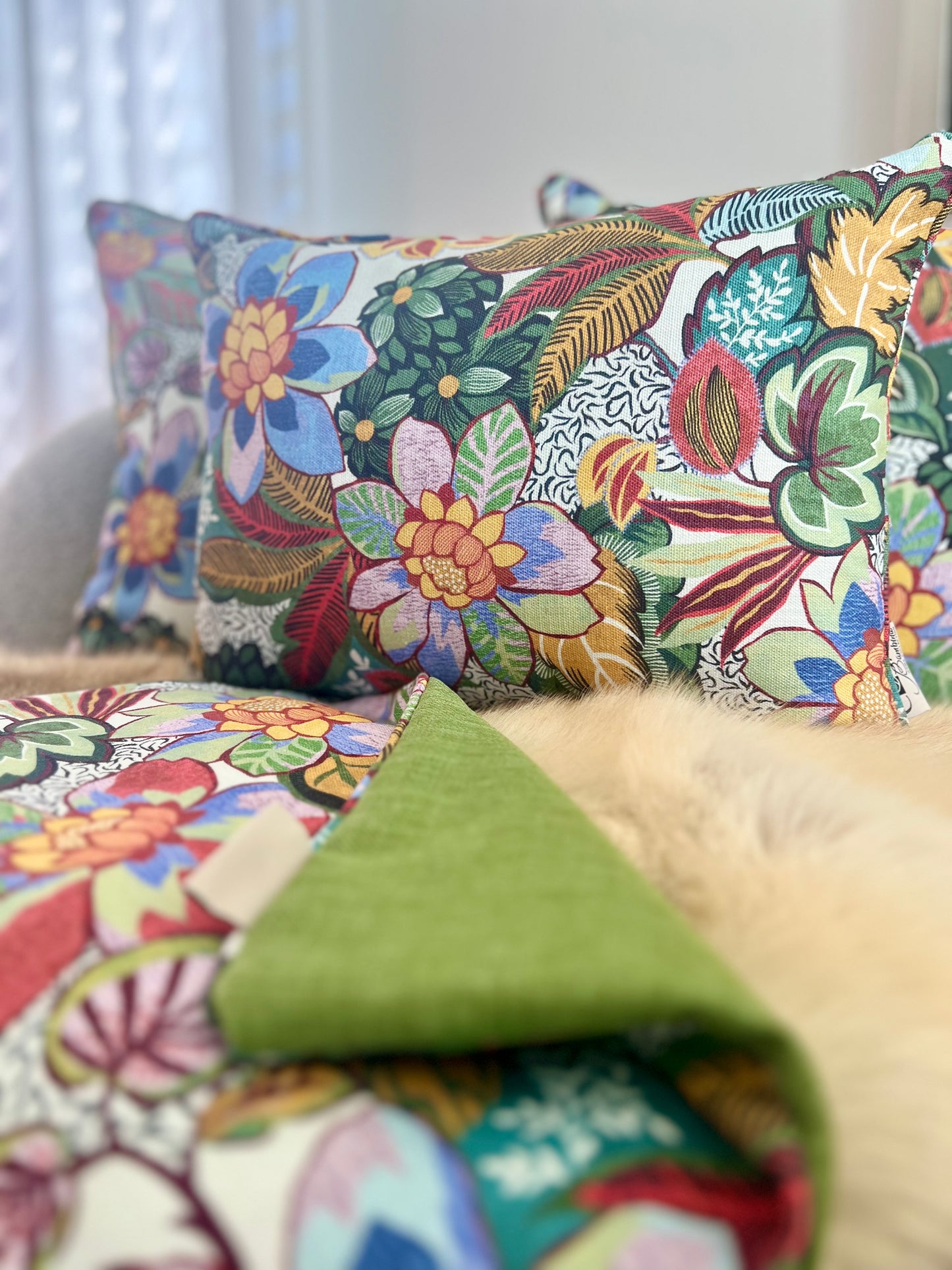 Tropic Muse Pillow Cover - Designer Collection