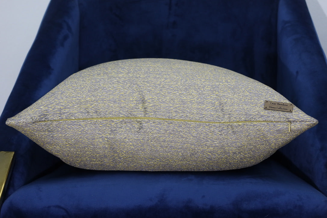Gray/Yellow Mix Pillow Cover