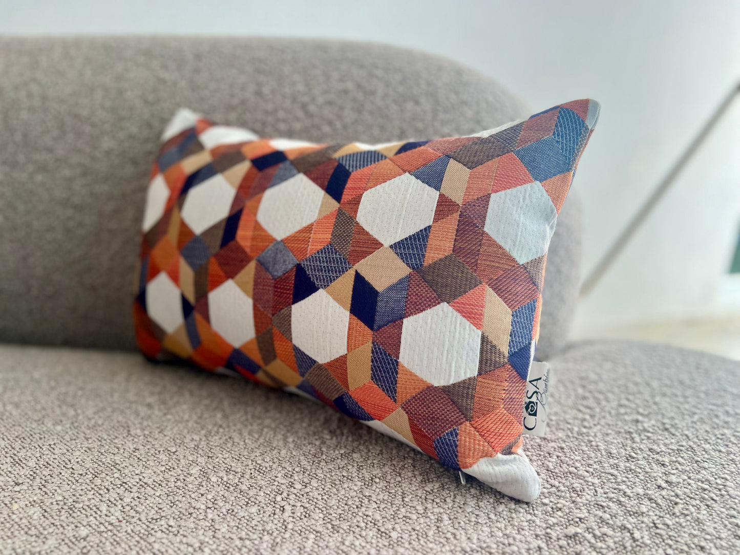 Geometrical Pattern Pillow Cover