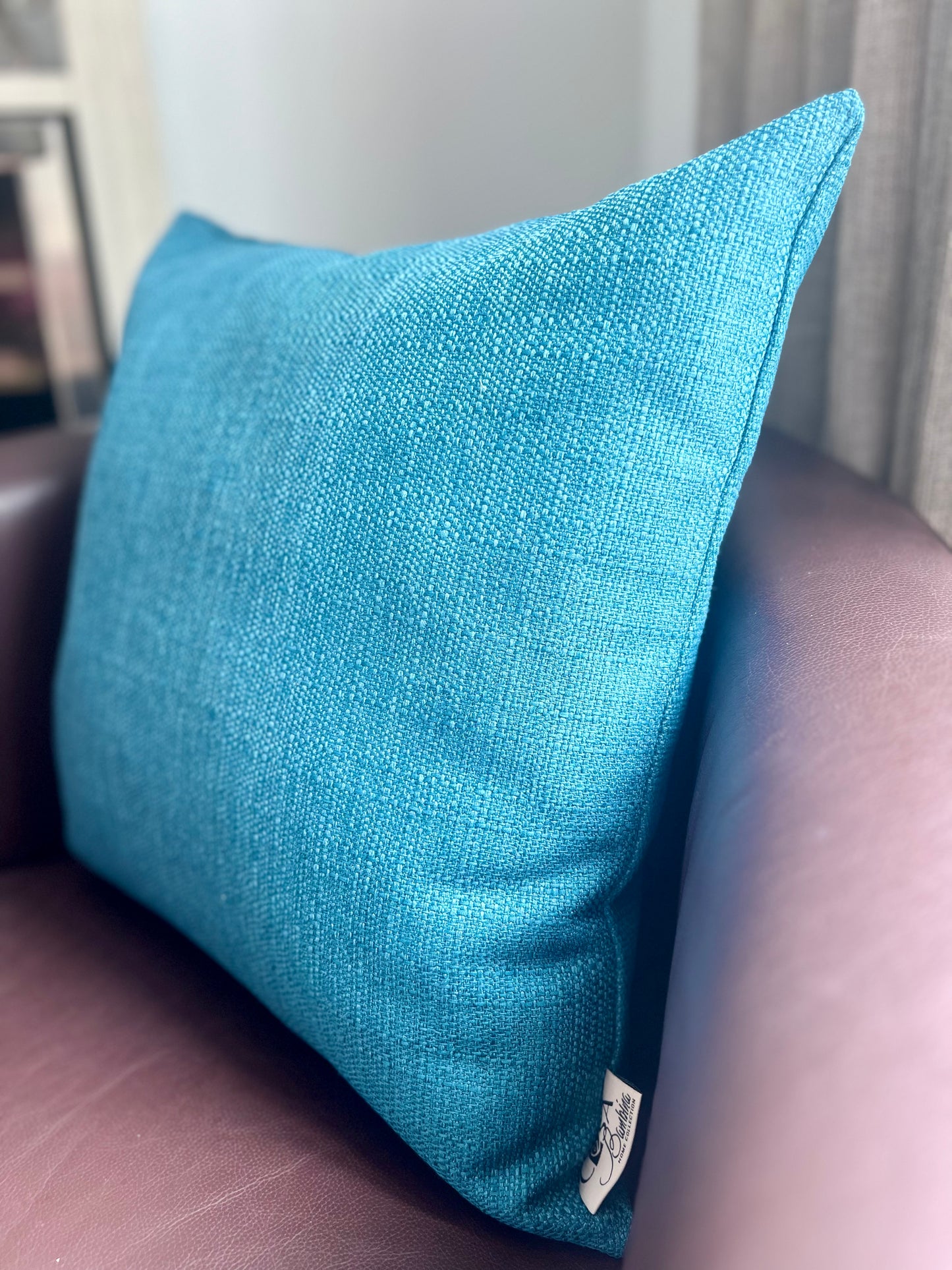 Aqua Pillow Cover