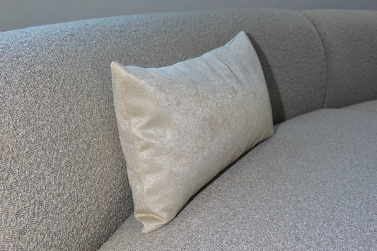 Lumbar Ivory Glow Pillow Cover 13"x26"