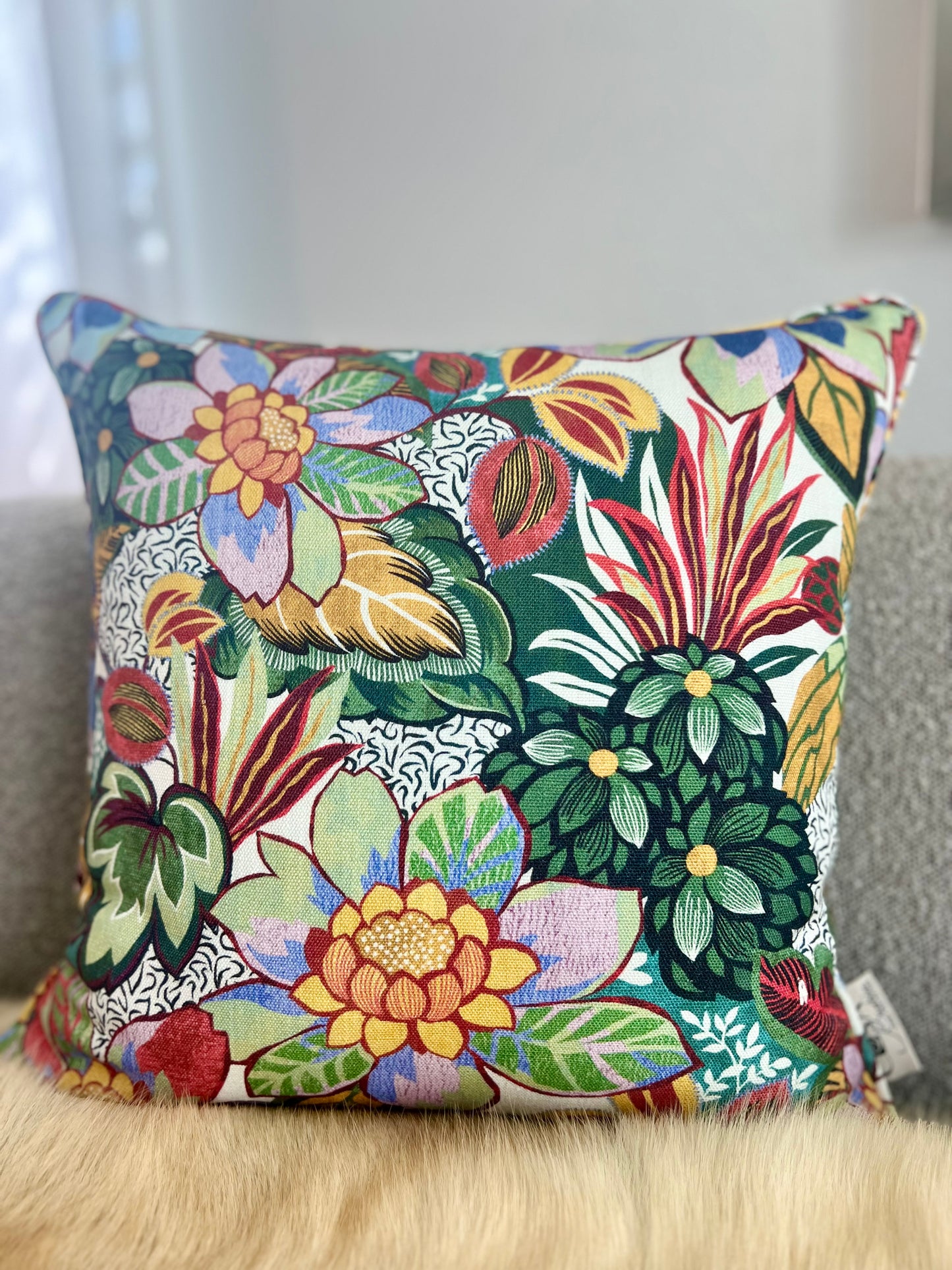 Tropic Muse Pillow Cover - Designer Collection