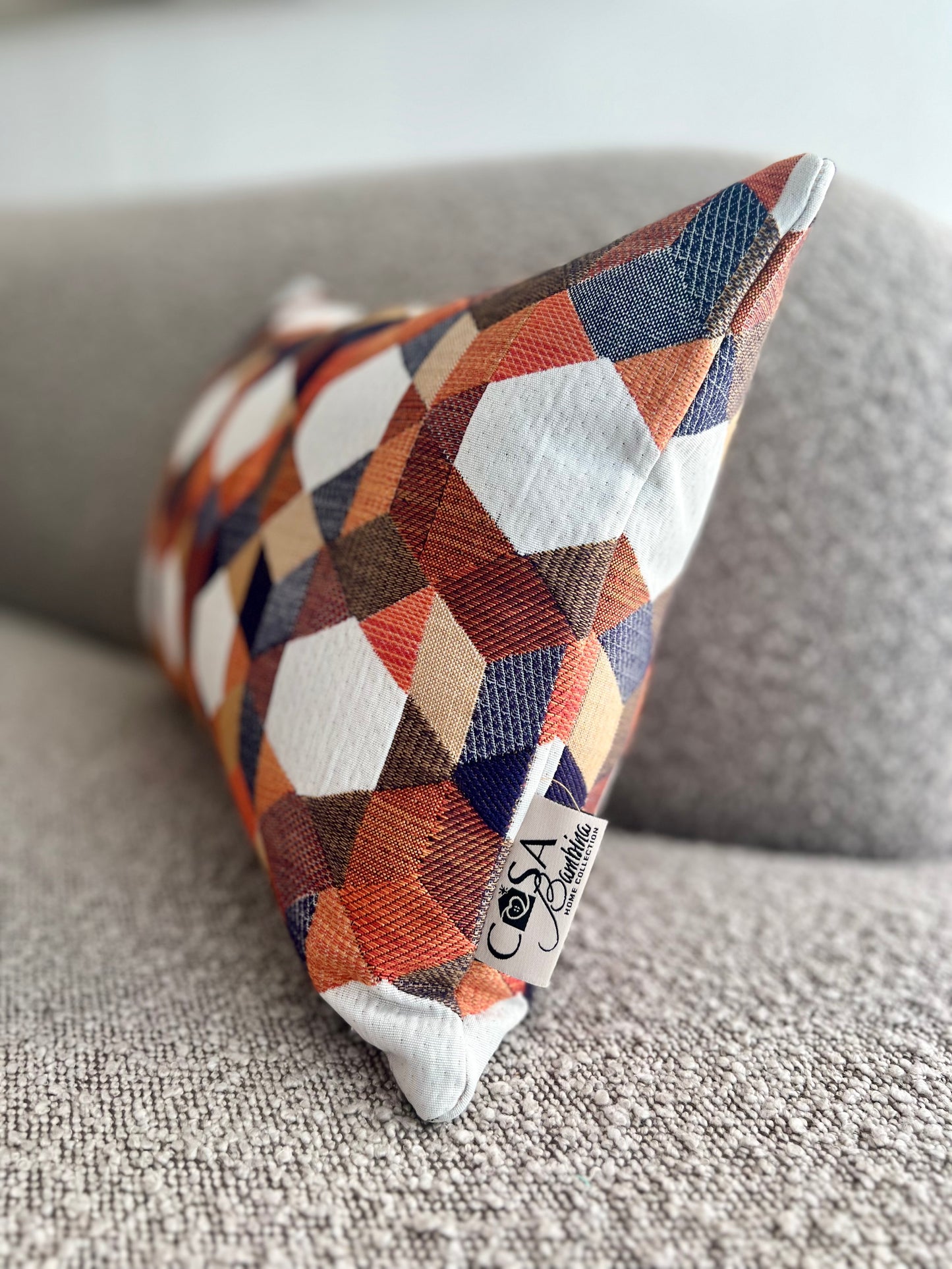 Geometrical Pattern Pillow Cover