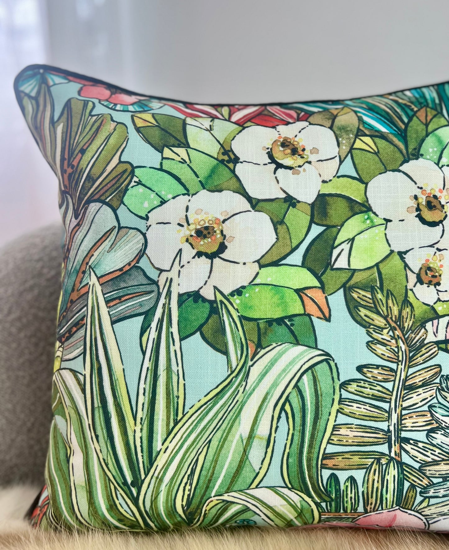 Fantasy Garden Pillow Cover - Designer Collection