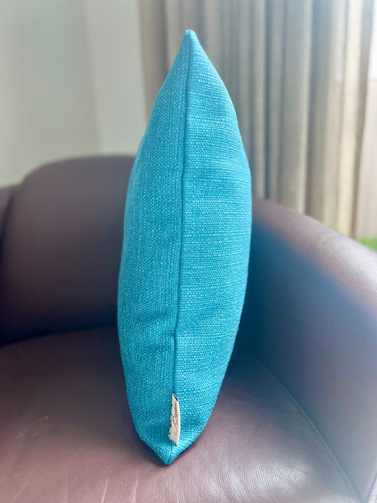 Aqua Pillow Cover