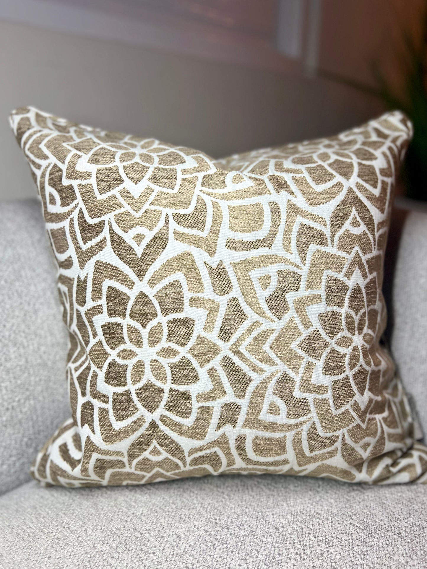 Lotus Flower Pillow Cover