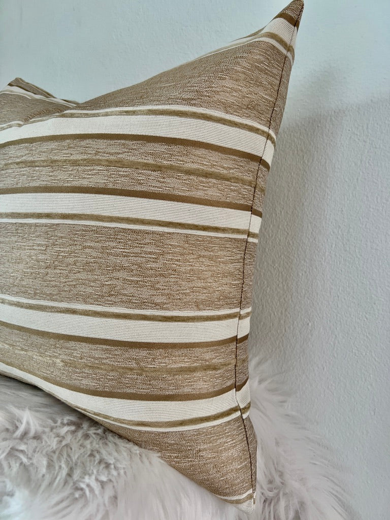 Taupe Toned Pillow Cover