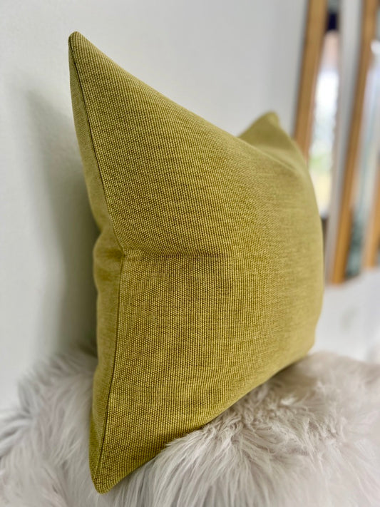 Mustard Green Pillow Cover 18"x18"