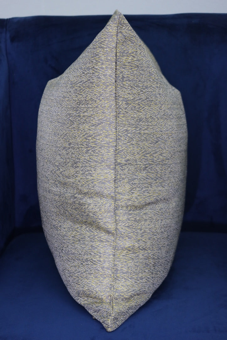 Gray/Yellow Mix Pillow Cover