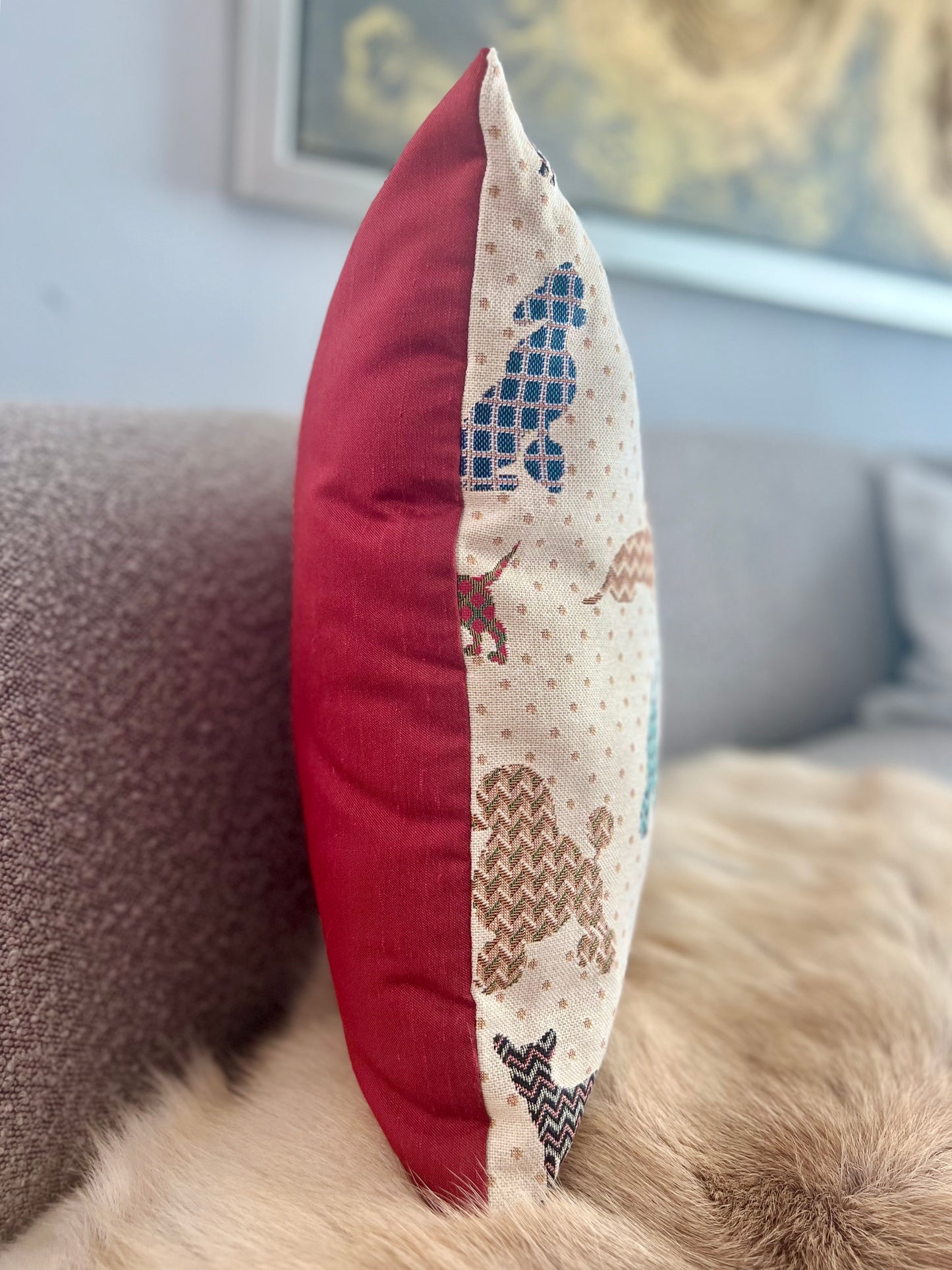 Doggie Lover Pillow Cover 18’’x18’’