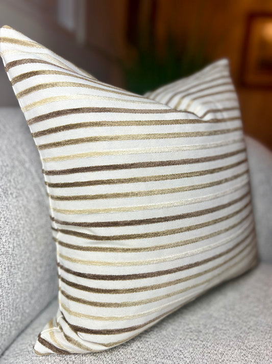 Soft Stripes Pillow Cover