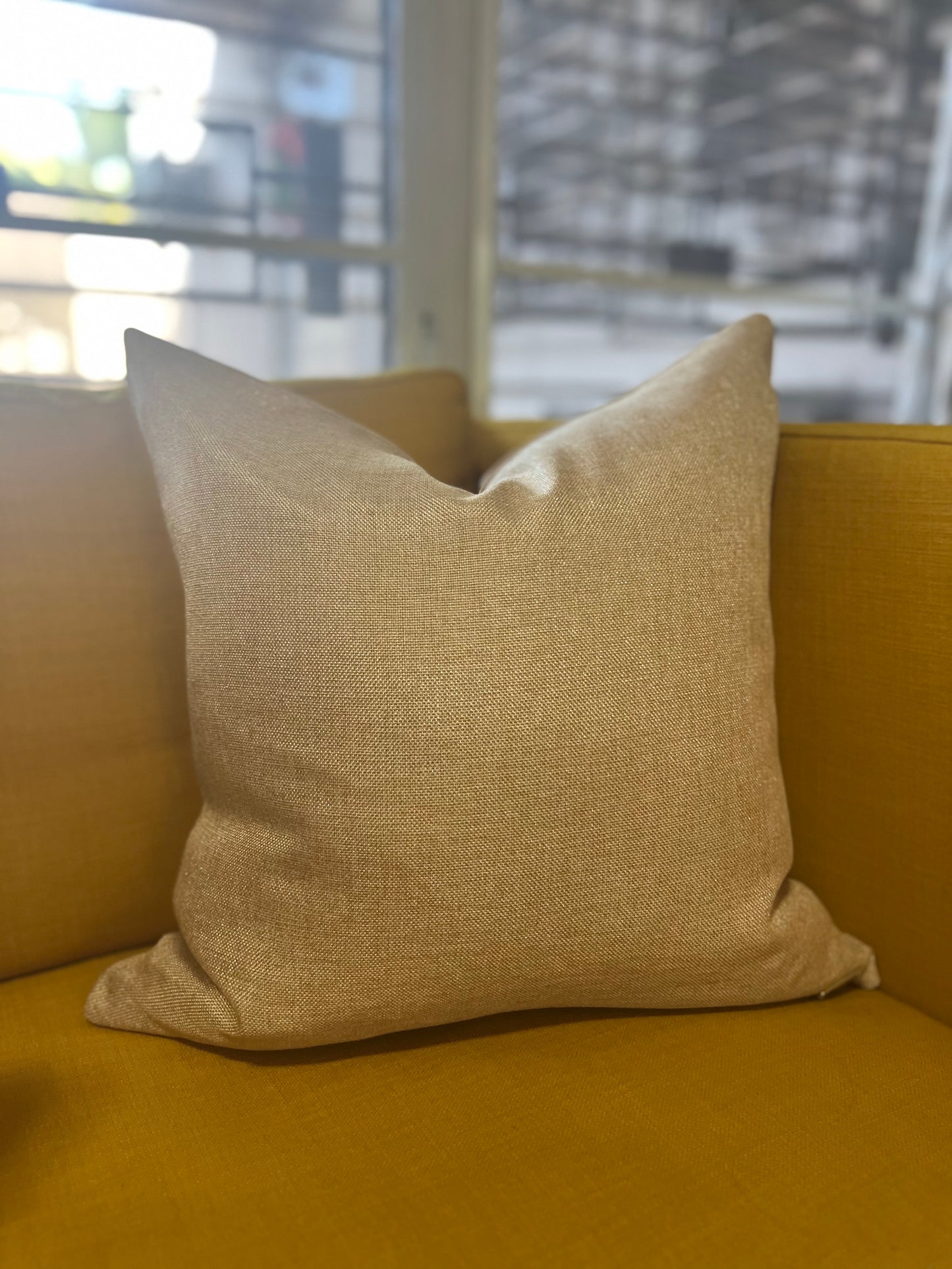 Golden Glitz Pillow Cover 18’’x18’’