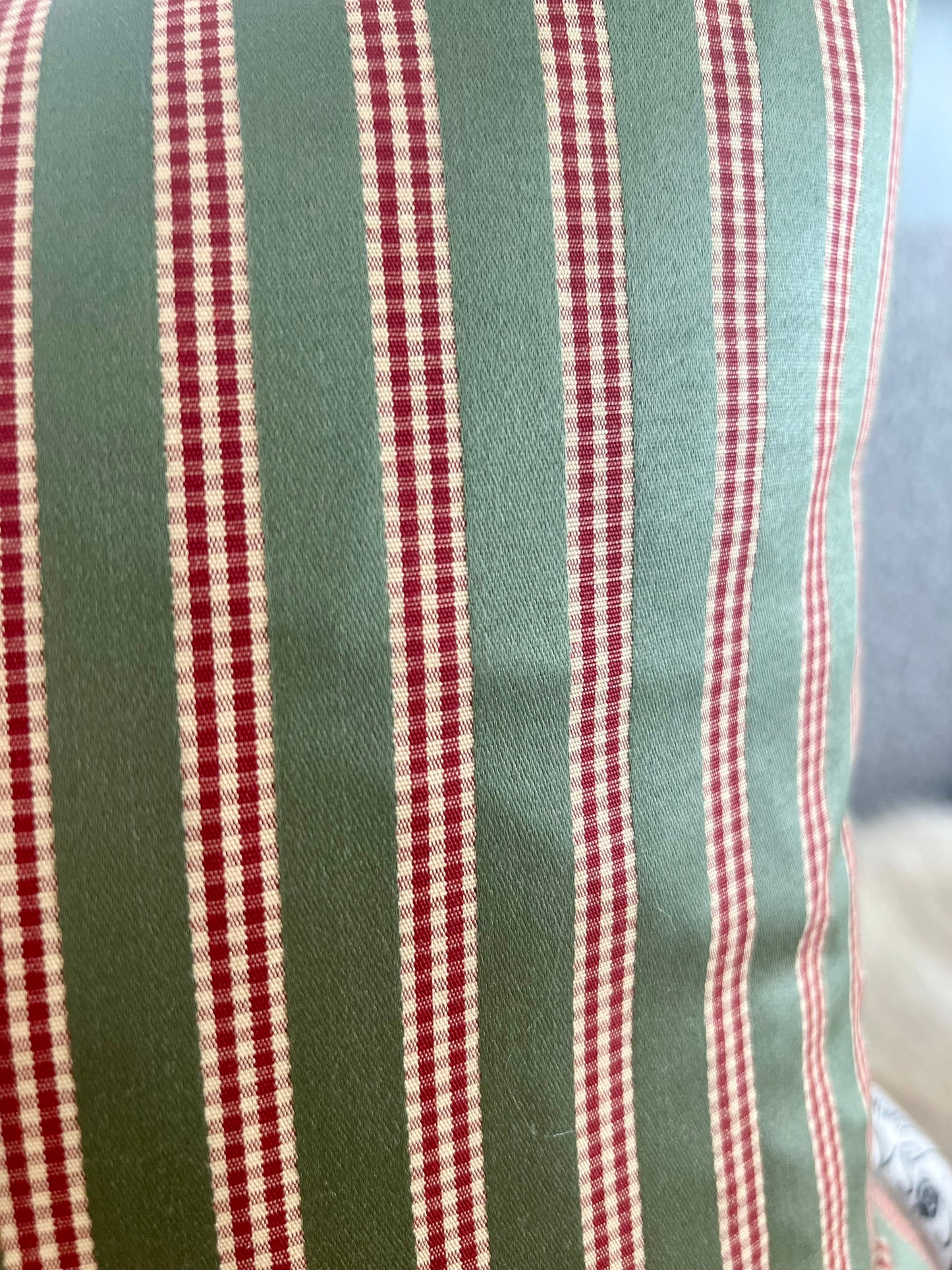 Gingham Stripes Pillow Cover 18’’x18’’
