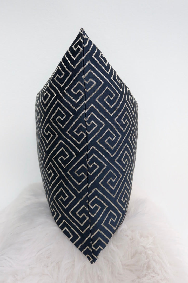 Geometric Navy Blue Pillowcase