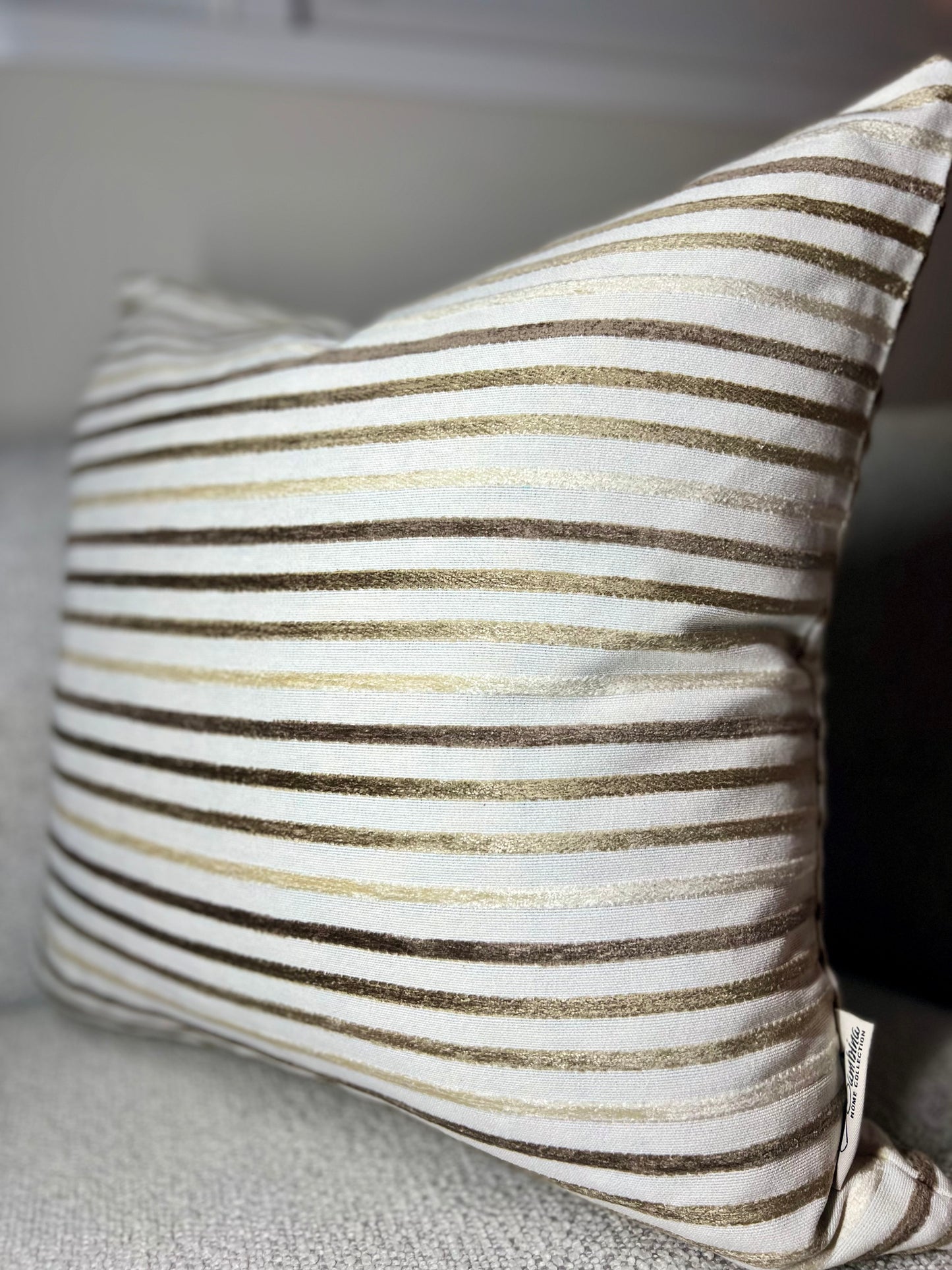 Soft Stripes Pillow Cover