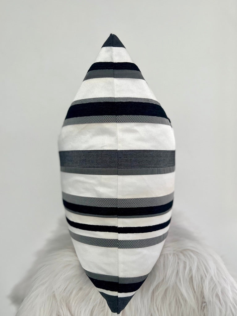 B&W Stripes Pillow Cover 20"x20"
