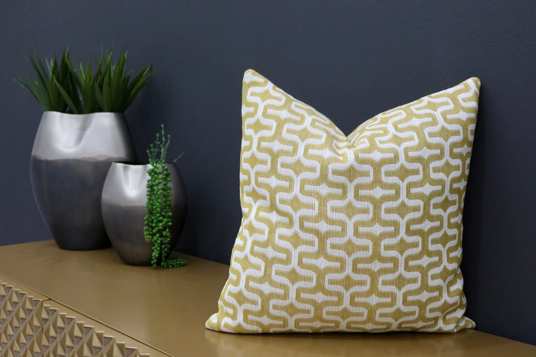 Lime Oasis Pillow Cover