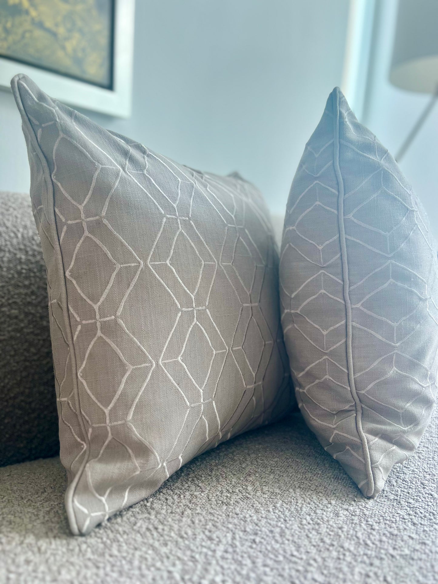 Diamond Drift Pillow Cover