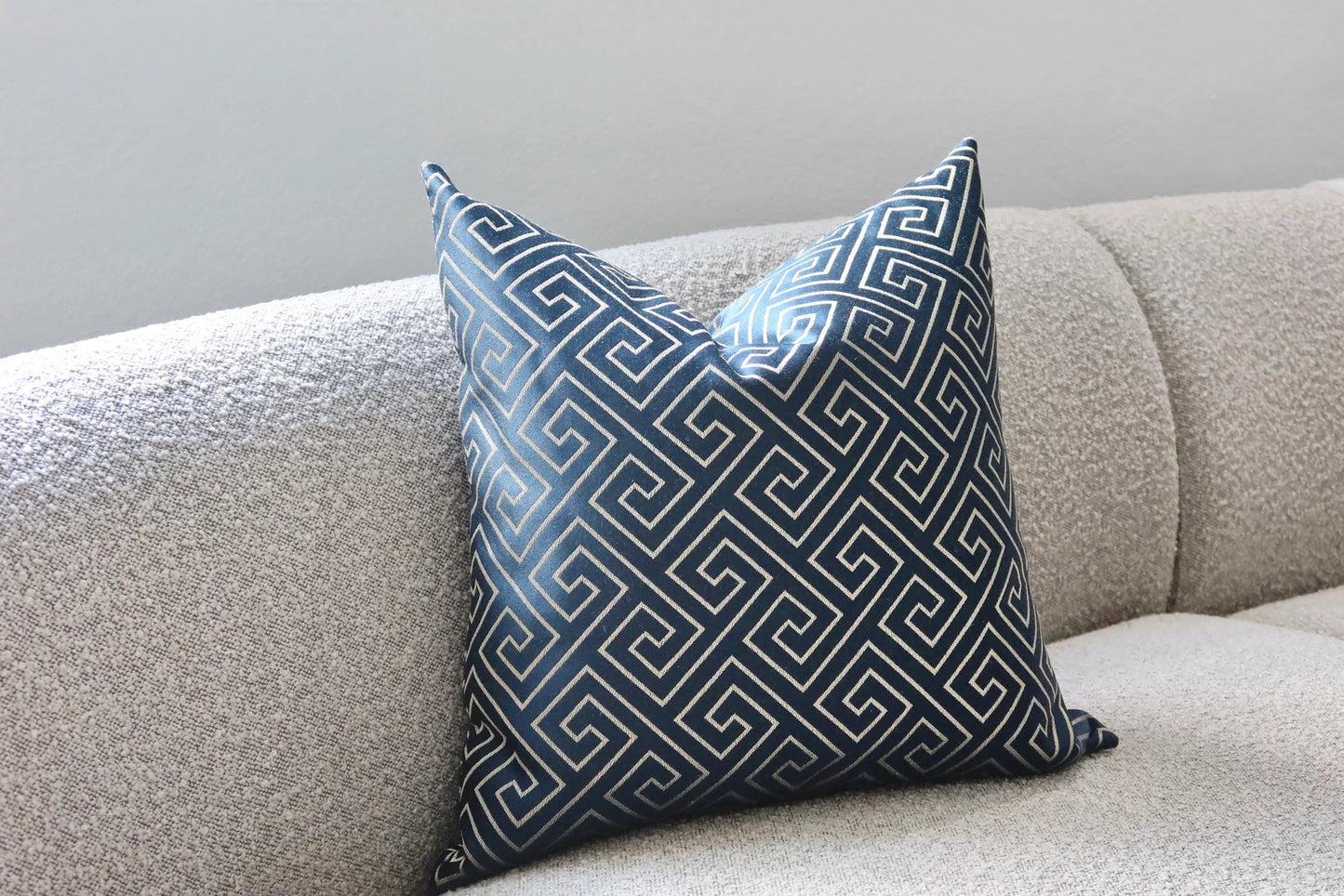 Geometric Navy Blue Pillowcase