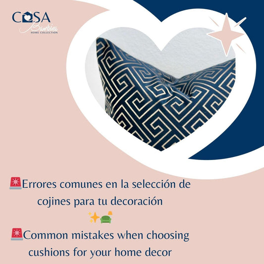 Common mistakes when choosing cushions for your home decor