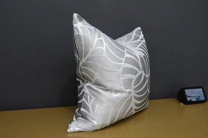 Silver/Gold Leaves Pillow Cover